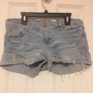 Denim shorts